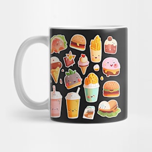 #11 Cute happy food sticker pack Mug